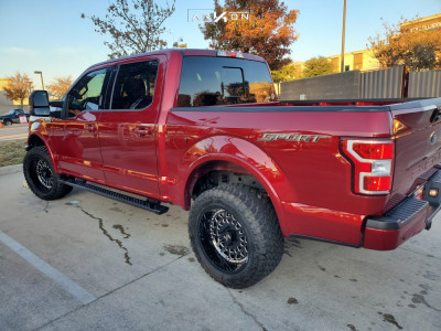 1 2018 F 150 Ford Supreme Suspension Lift 25in Arkon Off Road Crown Series Triumph Machined Black