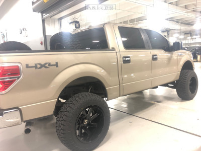 1 2010 F 150 Ford Rough Country Suspension Lift 8in Arkon Off Road Lincoln Black