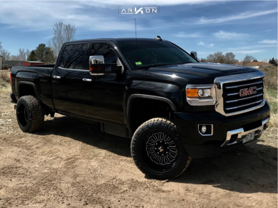 2016 GMC Sierra 2500 HD - 20x12 -51mm - ARKON OFF-ROAD Alexander - Suspension Lift 3" - 33" x 12.5"