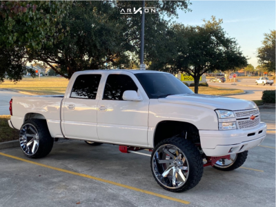 1 2007 Silverado 1500 Classic Chevrolet Full Throttle Suspension Lift 7in Arkon Off Road Lincoln Chrome
