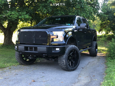 1 2016 F 150 Ford Rough Country Suspension Lift 6in Arkon Off Road Lincoln Black