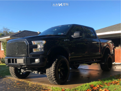 1 2016 F 150 Ford Rough Country Suspension Lift 6in Arkon Off Road Lincoln Black