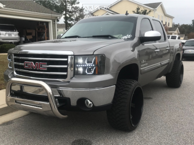 2012 GMC Sierra 1500 - 24x14 -81mm - ARKON OFF-ROAD Lincoln - Suspension Lift 3.5" - 33" x 12.5"