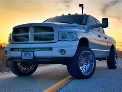 1 2004 Ram 1500 Dodge Zone Suspension Lift 35in Arkon Off Road Crown Series Victory Chrome
