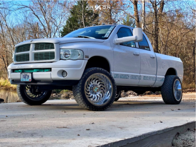 1 2004 Ram 1500 Dodge Zone Suspension Lift 35in Arkon Off Road Crown Series Victory Chrome
