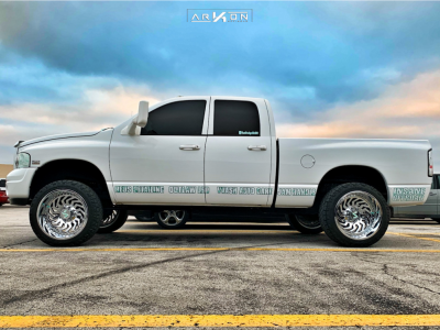 1 2004 Ram 1500 Dodge Zone Suspension Lift 35in Arkon Off Road Crown Series Victory Chrome