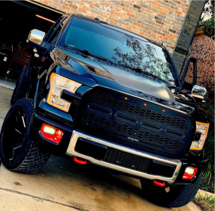 1 2016 F 150 Ford Rough Country Suspension Lift 3in Arkon Off Road Lincoln Machined Black