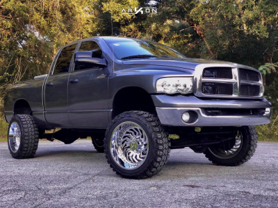 1 2005 Ram 2500 Dodge Skyjacker Suspension Lift 6in Arkon Off Road Crown Series Victory Chrome