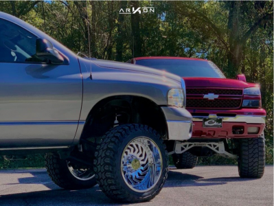 1 2005 Ram 2500 Dodge Skyjacker Suspension Lift 6in Arkon Off Road Crown Series Victory Chrome