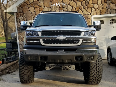 1 2004 Silverado 1500 Chevrolet Mcgaughys Suspension Lift 7in Arkon Off Road Alexander Black