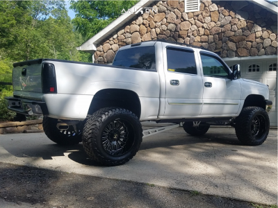 1 2004 Silverado 1500 Chevrolet Mcgaughys Suspension Lift 7in Arkon Off Road Alexander Black