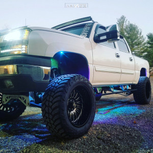 1 2004 Silverado 1500 Chevrolet Mcgaughys Suspension Lift 7in Arkon Off Road Alexander Black