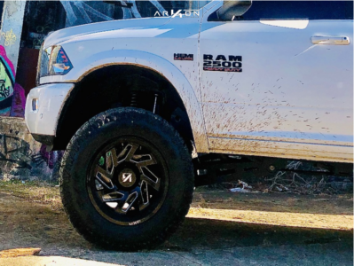 1 2017 2500 Ram Zone Suspension Lift 55in Arkon Off Road Cleopatra Black