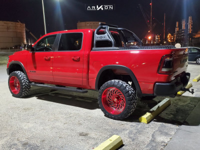 1 2019 1500 Ram Bds Suspension Lift 6in Arkon Off Road Crown Series Victory Red