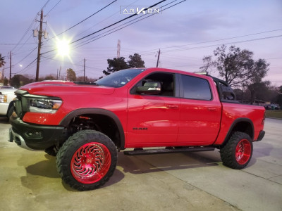 1 2019 1500 Ram Bds Suspension Lift 6in Arkon Off Road Crown Series Victory Red