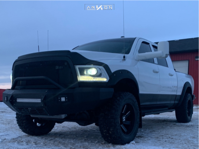 2014 Ram 3500 - 20x10 -25mm - ARKON OFF-ROAD Lincoln - Leveling Kit - 35" x 12.5"