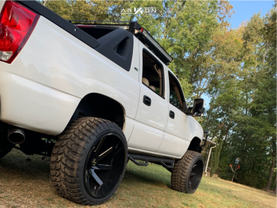 1 2004 Avalanche 1500 Chevrolet Rough Country Suspension Lift 6in Arkon Off Road Lincoln Machined Black