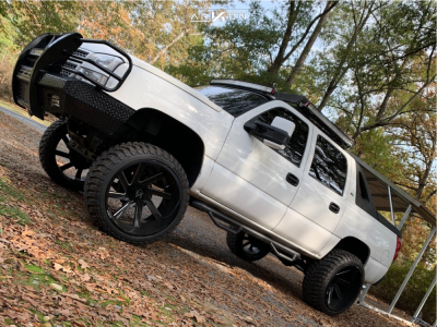 1 2004 Avalanche 1500 Chevrolet Rough Country Suspension Lift 6in Arkon Off Road Lincoln Machined Black