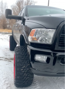 1 2012 2500 Ram Stock Air Suspension Arkon Off Road Crown Series Victory Red