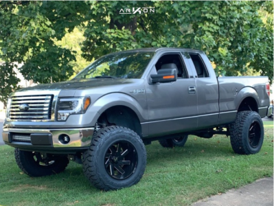 2012 Ford F-150 - 20x12 -56mm - ARKON OFF-ROAD Lincoln - Suspension Lift 6" - 37" x 12.5"