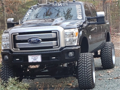 1 2015 F 250 Super Duty Ford Zone Suspension Lift 8in Arkon Off Road Crown Series Victory Chrome