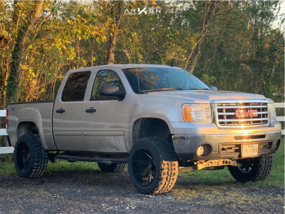 2009 GMC Sierra 1500 - 20x12 -51mm - ARKON OFF-ROAD Lincoln - Suspension Lift 5" - 33" x 12.5"