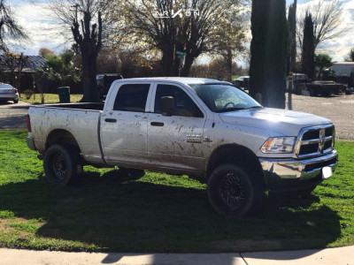 2018 Ram 2500 - 22x12 -51mm - ARKON OFF-ROAD Crown Series Victory - Leveling Kit - 33" x 12.5"