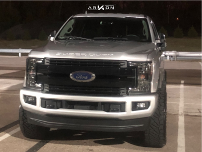 1 2019 F 250 Super Duty Ford Rough Country Leveling Kit Arkon Off Road Lincoln Machined Accents