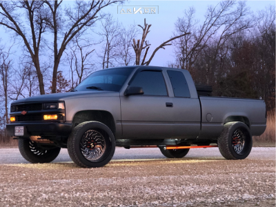 1 1995 K1500 Chevrolet Leveling Kit Leveling Kit Arkon Off Road Crown Series Victory Black