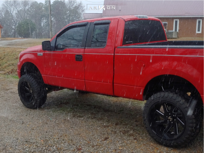 1 2008 F 150 Ford Rough Country Suspension Lift 6in Arkon Off Road Lincoln Black