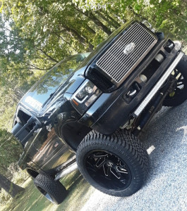 1 2005 F 350 Super Duty Ford Fabtech Suspension Lift 8in Arkon Off Road Cleopatra Black