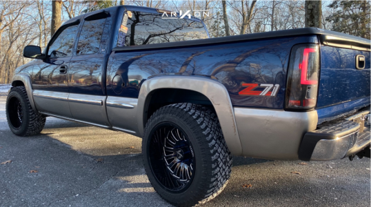 1 2000 Sierra 1500 Gmc Bilstein Level 2in Drop Rear Arkon Off Road Alexander Black