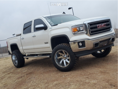 1 2015 Sierra 1500 Gmc Rough Country Suspension Lift 6in Arkon Off Road Lincoln Chrome