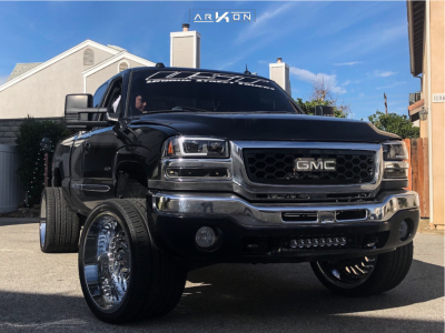 1 2005 Sierra 2500 Hd Gmc Kryptonite Leveling Kit Arkon Off Road Crown Series Victory Chrome