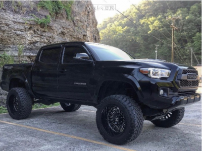 1 2016 Tacoma Toyota Zone Suspension Lift 6in Arkon Off Road Alexander Black