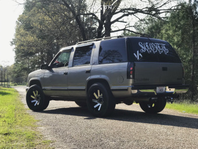 1 1999 Yukon Gmc Stock Stock Arkon Off Road Lincoln Black Machined