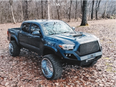 1 2016 Tacoma Toyota Rough Country Suspension Lift 4in Arkon Off Road Crown Series Victory Chrome