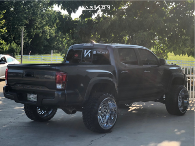 1 2016 Tacoma Toyota Rough Country Suspension Lift 4in Arkon Off Road Crown Series Victory Chrome