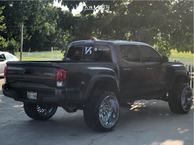 1 2016 Tacoma Toyota Rough Country Suspension Lift 4in Arkon Off Road Crown Series Victory Chrome