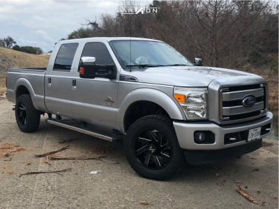 2016 Ford F-250 Super Duty - 20x9 -1mm - ARKON OFF-ROAD Lincoln - Stock Suspension - 265/60R20