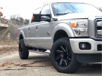 1 2016 F 250 Super Duty Ford Stock Air Suspension Arkon Off Road Lincoln Black