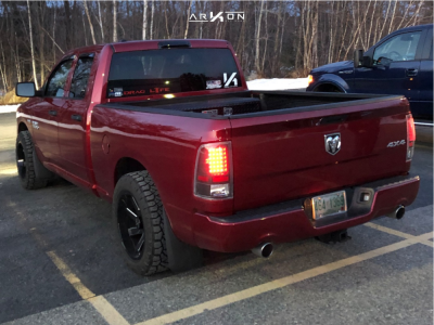 1 2014 1500 Ram Maxtrac Level 2in Drop Rear Arkon Off Road Lincoln Black