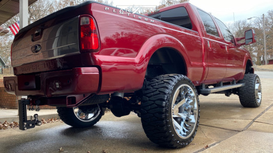 1 2014 F 350 Super Duty Ford Fox Suspension Lift 8in Arkon Off Road Lincoln Chrome