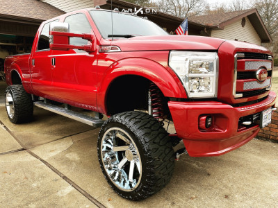 1 2014 F 350 Super Duty Ford Fox Suspension Lift 8in Arkon Off Road Lincoln Chrome