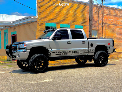 1 2004 Sierra 1500 Hd Gmc Rough Country Air Suspension Arkon Off Road Lincoln Black