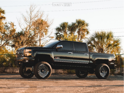 1 2015 Silverado 1500 Chevrolet Mcgaughys Suspension Lift 9in Arkon Off Road Crown Series Victory Machined Accents