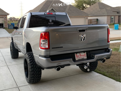 1 2019 1500 Ram Rough Country Suspension Lift 6in Arkon Off Road Lincoln Black