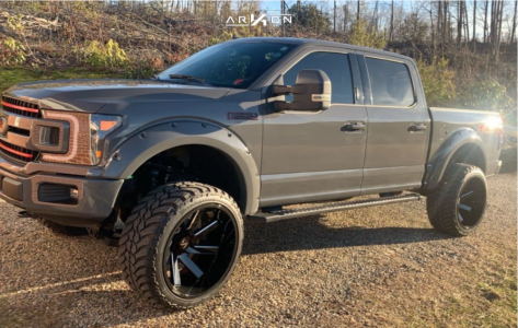 1 2018 F 150 Ford Rough Country Suspension Lift 6in Arkon Off Road Lincoln Black