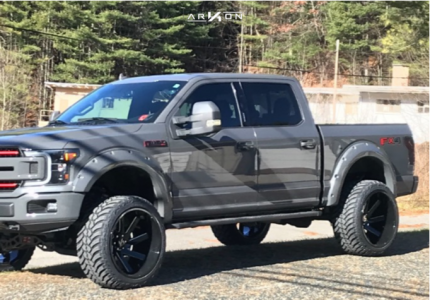 1 2018 F 150 Ford Rough Country Suspension Lift 6in Arkon Off Road Lincoln Black