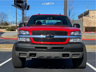 1 2004 Silverado 1500 Chevrolet Rough Country Suspension Lift 45in Arkon Off Road Lincoln Black